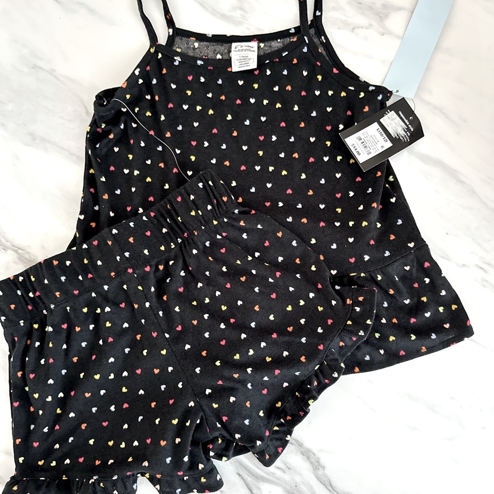 NWT Hannah Multicolor Heart Pajama Set